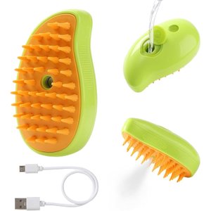 Escova Autolimpante 3 em 1 para Pets a Vapor