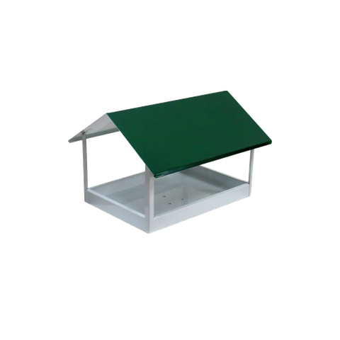 Comedouro Tratador Pendurado Para Pássaros N02 30x25x18cm Ouro Minas