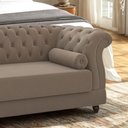 Ver imagem 4 de Conjunto Cabeceira Florenze Queen 1,60cm Chaise Sirius Luxo Larbelle Moveís