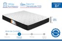 Ver imagem 3 de Cama Box Casal: Colchão Espuma D33 Castor Black e White + Base Crc Suede Brown(138x188)