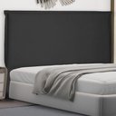 Ver imagem 4 de Cabeceira Estofada Box Casal King Size Veneza 195cm Preto
