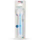 Ver imagem 2 de Colher de Silicone para Bebê 6m+ com Ventosa Treinamento Intrudução Alimentar Menino Azul