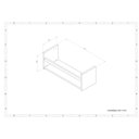 Ver imagem 6 de Kit 2 Porta Livros em Mdf Branco 15mm