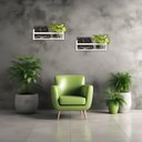 Ver imagem 2 de Kit 2 Porta Livros em Mdf Branco 15mm