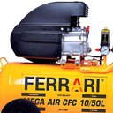 Ver imagem 4 de Compressor Ar Direto Mega Air 2,0 HP CFC 10/50L 127V FERRARI-110V
