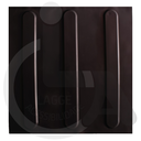 Ver imagem 2 de 10 Pisos Tátil Direcional Preto Pvc 25x25 + 1 Cola 750g