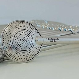 Bomba para Chimarrão Inox 23cm Mil Furos Rosca Anel Médio Sextavo Mate Escovinha - 6