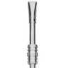 Bomba para Chimarrão Inox 23cm Mil Furos Rosca Anel Médio Sextavo Mate Escovinha - 5