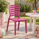 Ver imagem 3 de Cadeira para Criança Tramontina Sofia Plástico Rosa +36 Mese