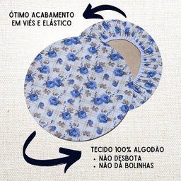 Kit 4 Capas de Sousplat Redondo Limão Siciliano - 35x35 Cm Or Olivar Frut - 3
