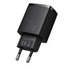Carregador Turbo Baseus USB + USB C 20W Quick Charger Preto - 4