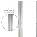 Ver mais imagens de Porta Sanfonada de PVC 210cm x 60cm Pronta Bcf Branco