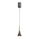 Ver imagem 2 de Lustre Pendente Astraled Tureis Pt-9135 Preto Dourado Led Bivolt
