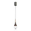 Ver imagem 3 de Lustre Pendente Astraled Tureis Pt-9135 Preto Dourado Led Bivolt
