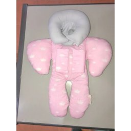 Almofada Protetor Redutor De Bebê Conforto emma baby redutor bebe conforto Palace Rosa - 2