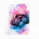 Ver imagem 1 de Quadro Cachorro Maltês Aquarela Tinta Canvas 30x40cm