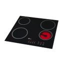 Ver imagem 1 de Cooktop Fischer 4q Elétrico Mesa Vitrocerâmica Touch 220v