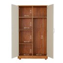 Ver imagem 2 de Guarda-roupa Compacto 2 Portas Pequeno Quarto Solteiro:nature