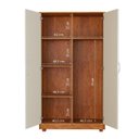Ver imagem 4 de Guarda-roupa Compacto 2 Portas Pequeno Quarto Solteiro:nature