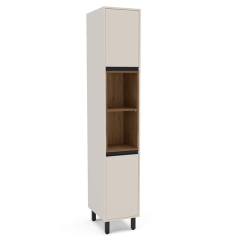 Armário Paneleiro 36,8cm com 2 Portas e 2 Nichos 250009 Koya Politorno Moveis
