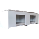 Ver imagem 5 de Recamier Pet Casinha Estofado Cama Box Mdf Branco Casal Capitonê Suede Liso Bege 137 X 40 X 37