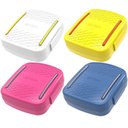 Ver imagem 1 de Kit 4 Porta Cotonetes para Viagem Cores Variadas Portátil com Elástico Interno Crippa