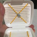 Ver imagem 2 de Kit 4 Porta Cotonetes para Viagem Cores Variadas Portátil com Elástico Interno Crippa
