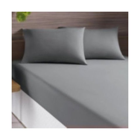 Lençol King Size 1,93m x 2,03m c/ Elástico Malha In Cotton Altenburg Cinza