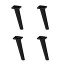 Ver imagem 1 de Kit 4 Pés Palito Retrô para Paneleiro-balcão 70cm-balcão Canto Veneza Multimóveis Mp3077 Preto