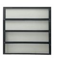 Ver imagem 2 de Vitrô Alumínio Preto Basculante 4V Classic - 80x40