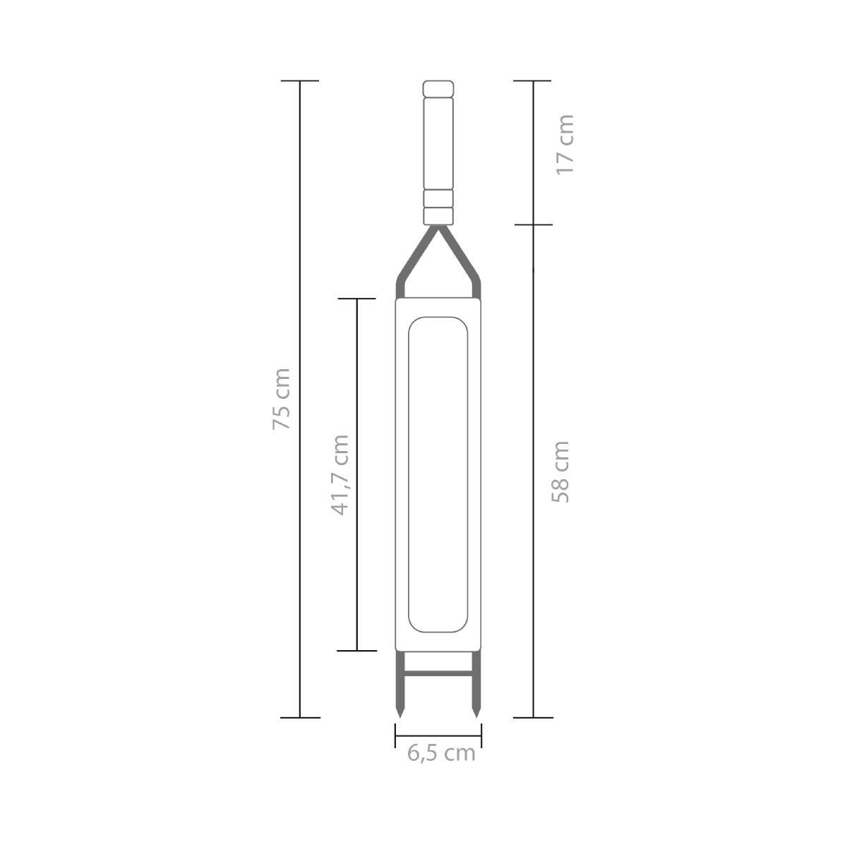 Kit com 2 Grelhas em Aço Cromado para Assar Linguiça/coração e 1 Espeto em Aço Inox para - 6