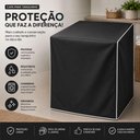 Ver imagem 3 de Capa Tanquinho Lisa Protetora Universal Anti Chuva Sol Lavadora Maquina Lavavel Protecao Poeira Resp