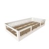 Cama Infantil Montessoriana Solteiro com Grades em Pinus Lume - 11