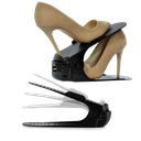 Ver imagem 1 de Conj. 4 Organizador de Sapatos 30x11x9,5cm Preto Plasvale 51859