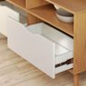 Rack Suspenso para Tv Ate 50 Polegadas Lisboa M-103 Freijo Off White Colibri Moveis - 3