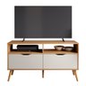 Rack Suspenso para Tv Ate 50 Polegadas Lisboa M-103 Freijo Off White Colibri Moveis - 2