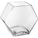 Ver imagem 1 de Vaso Decorativo Enfeite Casa Losango Home&co Vidro 10x20x17cm Transparente