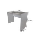 Ver imagem 3 de Escrivaninha Mesa Escritório com Armário Baixo e Aéreo com Chave Modular Conjuntocubos 170cm Cinza