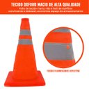 Ver imagem 6 de Cone Dobravel Retratil Faixa Refletiva Portatil Flexivel Obra Trafego Seguranca Estacionamento Estra