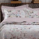 Ver imagem 2 de Kit Cobre Leito Colcha Daily Casal 3 Peças Dupla Face Estampado Floral Floral 6 100% Poliéster