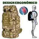 Ver imagem 4 de Mochila Lorben Camuflada Militar Trilha Camping Trekking Aventura 80 Litros