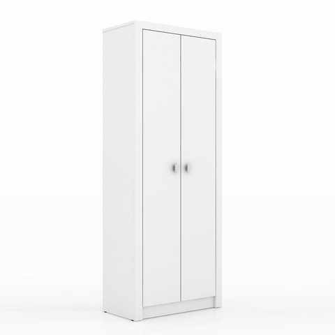 Armário Multiuso Escritorio 2 Portas Me4105 Branco - Tecnomobili
