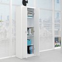 Ver imagem 2 de Armário Multiuso Escritorio 2 Portas Me4105 Branco - Tecnomobili