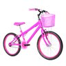 Bicicleta Infantil Feminina Aro 20 Alumínio Colorido + Kit Passeio e Cadeirinha Flexbikes Pink - 7