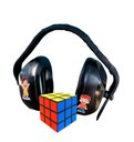 Ver imagem 1 de Abafador de Ruido Preto 12 Db Arco Super Autista + Cubo Mágico Exclusivo