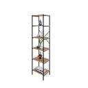 Ver imagem 5 de Estante C/06 Prateleiras 186x45x33cm Tub Tueh1846 Lâmina Mel - Est.preta Lâmina Mel / Est.preta