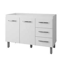 Balcão para Pia Bianca 120 Cm Branco Moblis - 1
