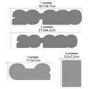 Ver imagem 2 de Kit Adesivos Vw 23-220 6x2 Cummins Resinados Etiquetas R878 Teu Adesivo Preto