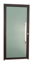 Ver imagem 1 de Porta Alumínio Murano c/Puxador D.Marrom Corten 90 Brimak
