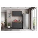 Ver imagem 4 de Cozinha Modulada Firenze Fi0010 Avena Grafito - Demóbile